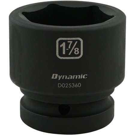 DYNAMIC Tools 1-7/8" X 1" Drive, 6 Point Standard Length, Impact Socket D025360